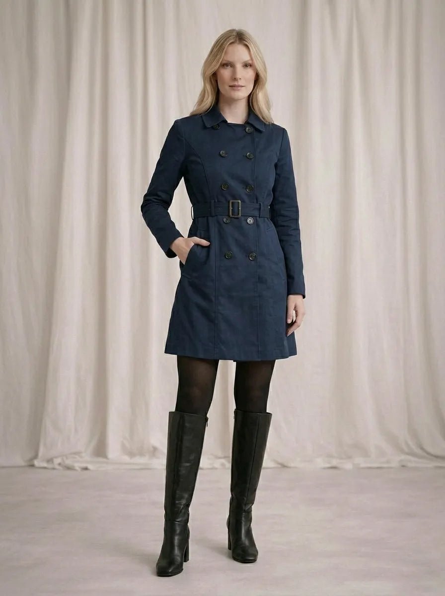 Casaco Sobretudo Feminino Moletom Elegante com Cinto e Botões – Casaco Sobretudo Feminino Moletom Elegante com Cinto e Botões | Use Virela