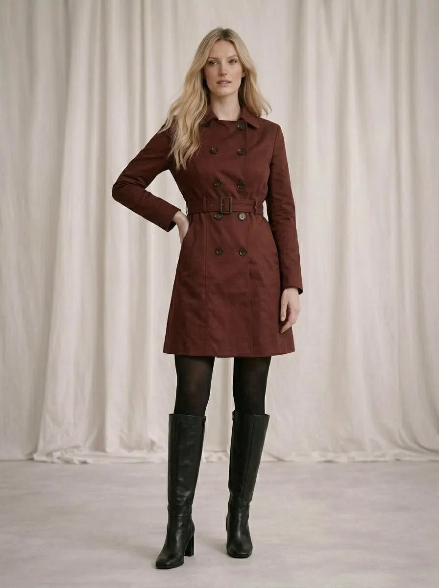 Casaco Sobretudo Feminino Moletom Elegante com Cinto e Botões – Casaco Sobretudo Feminino Moletom Elegante com Cinto e Botões | Use Virela