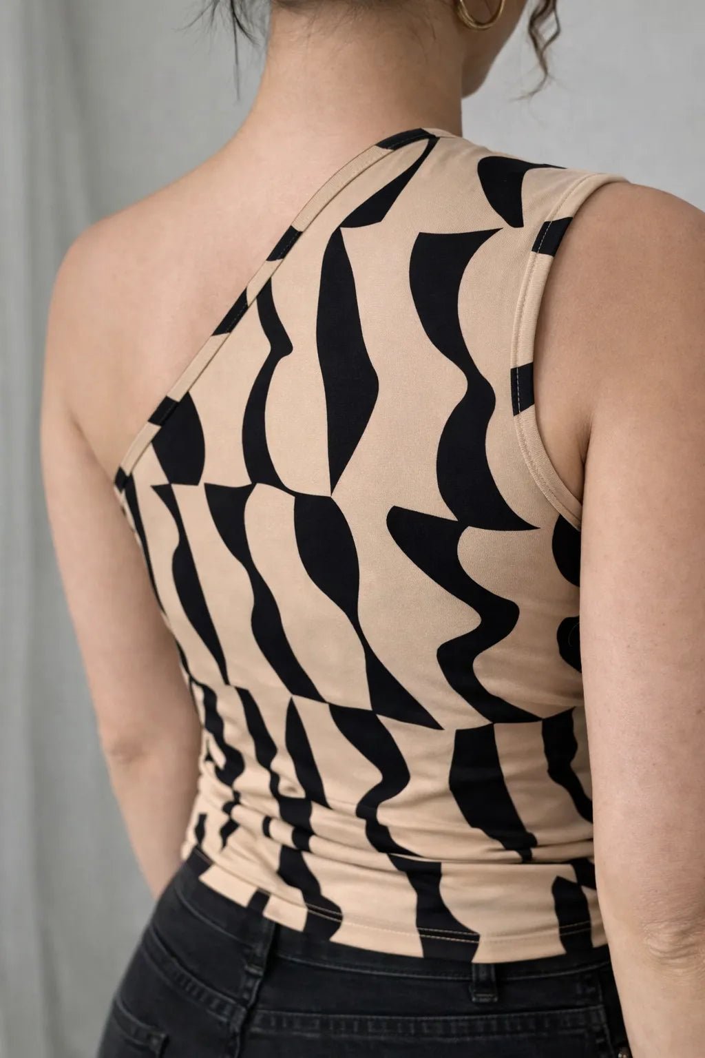 Blusa Assimétrica Estampada Feminina – Blusa | Use Virela