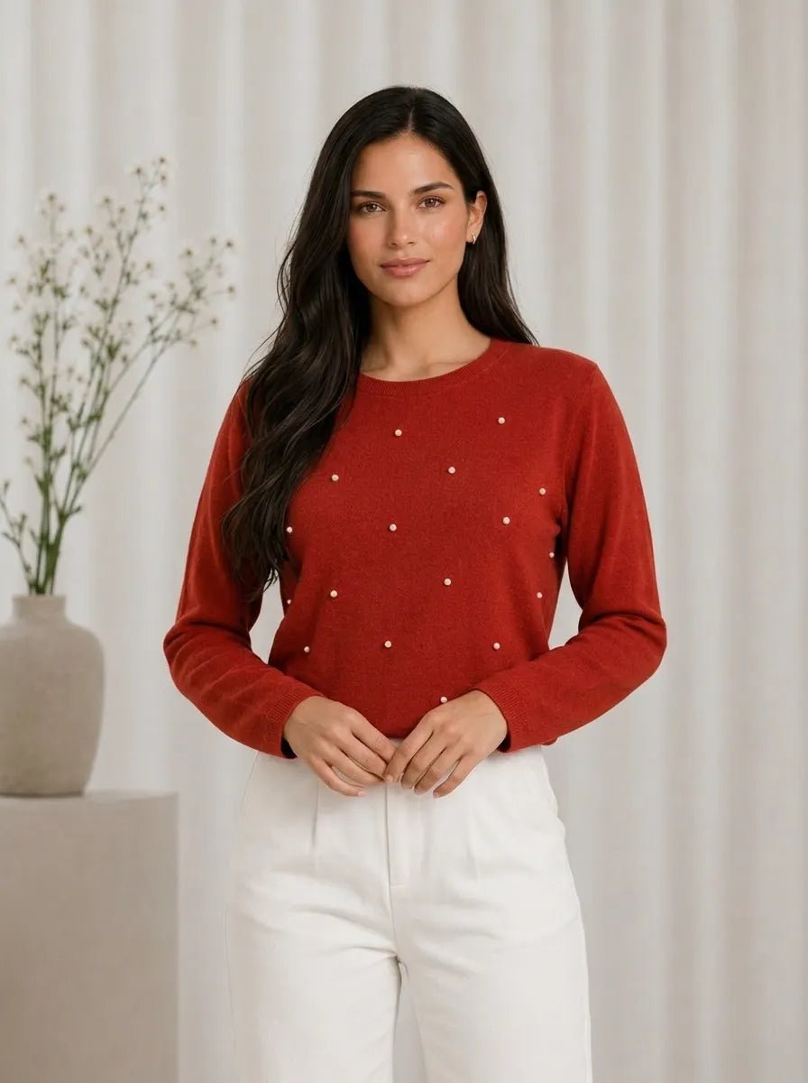 Casaco Feminino Lanzinha com Pérolas Elegante – Casaco Feminino Lanzinha com Pérolas Elegante | Use Virela