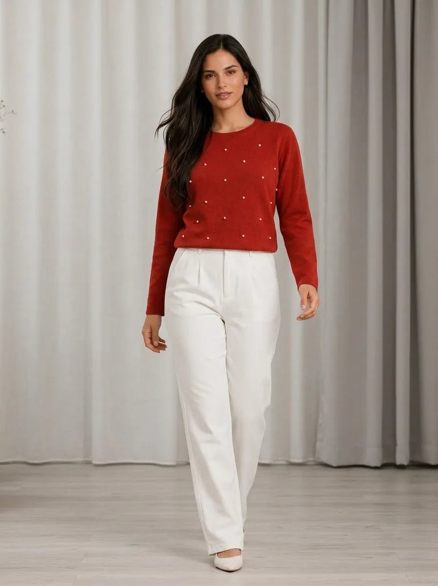 Casaco Feminino Lanzinha com Pérolas Elegante – Casaco Feminino Lanzinha com Pérolas Elegante | Use Virela
