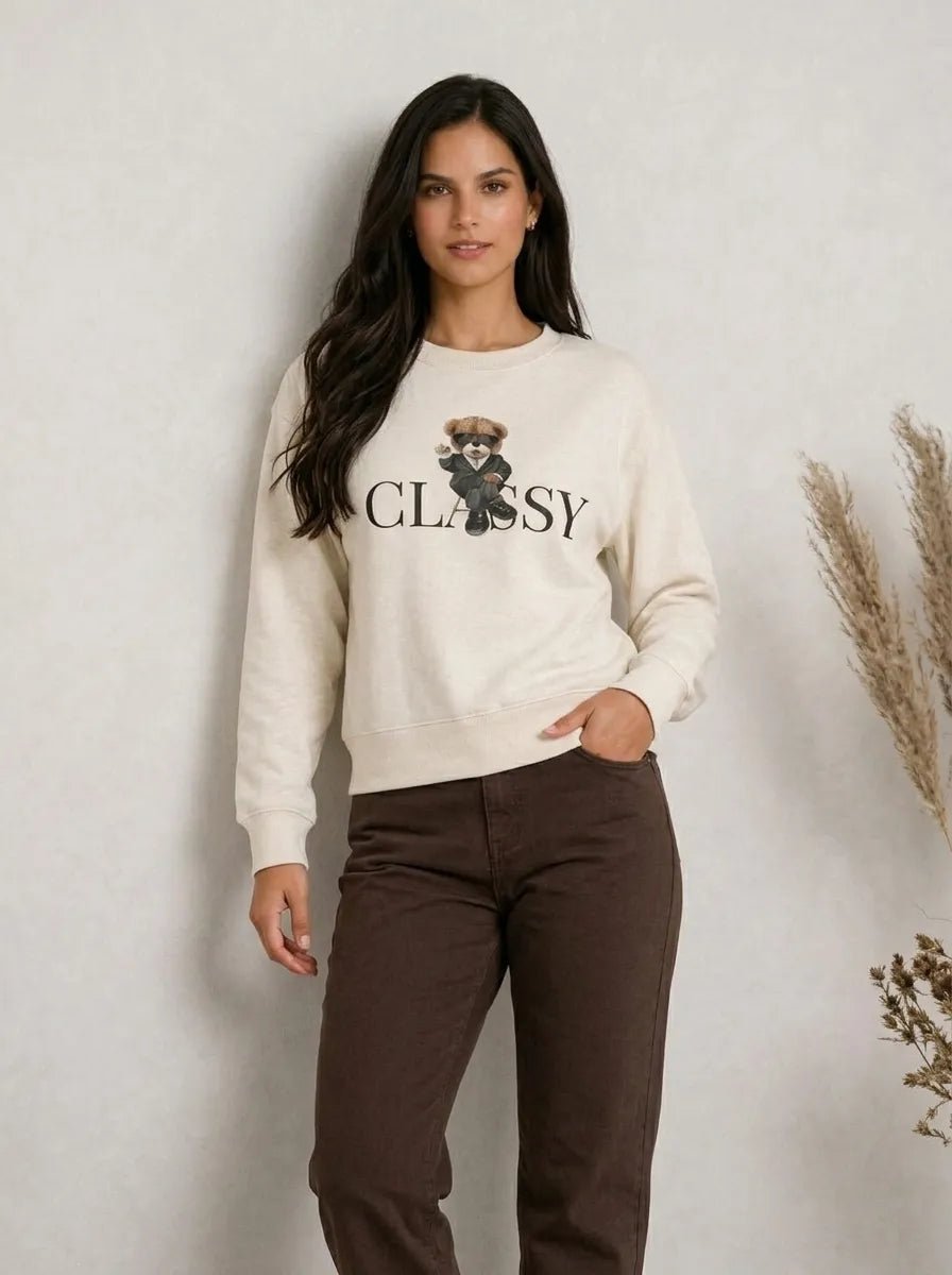Casaco Feminino Moletom Classy urso Delicado – Casaco Feminino Moletom Classy urso Delicado | Use Virela