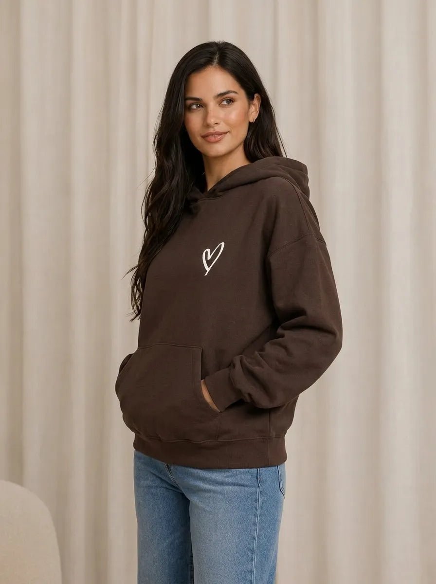 Casaco Feminino Moletom Coração com Capuz e Bolso – Casaco Feminino Moletom Coração com Capuz e Bolso | Use Virela
