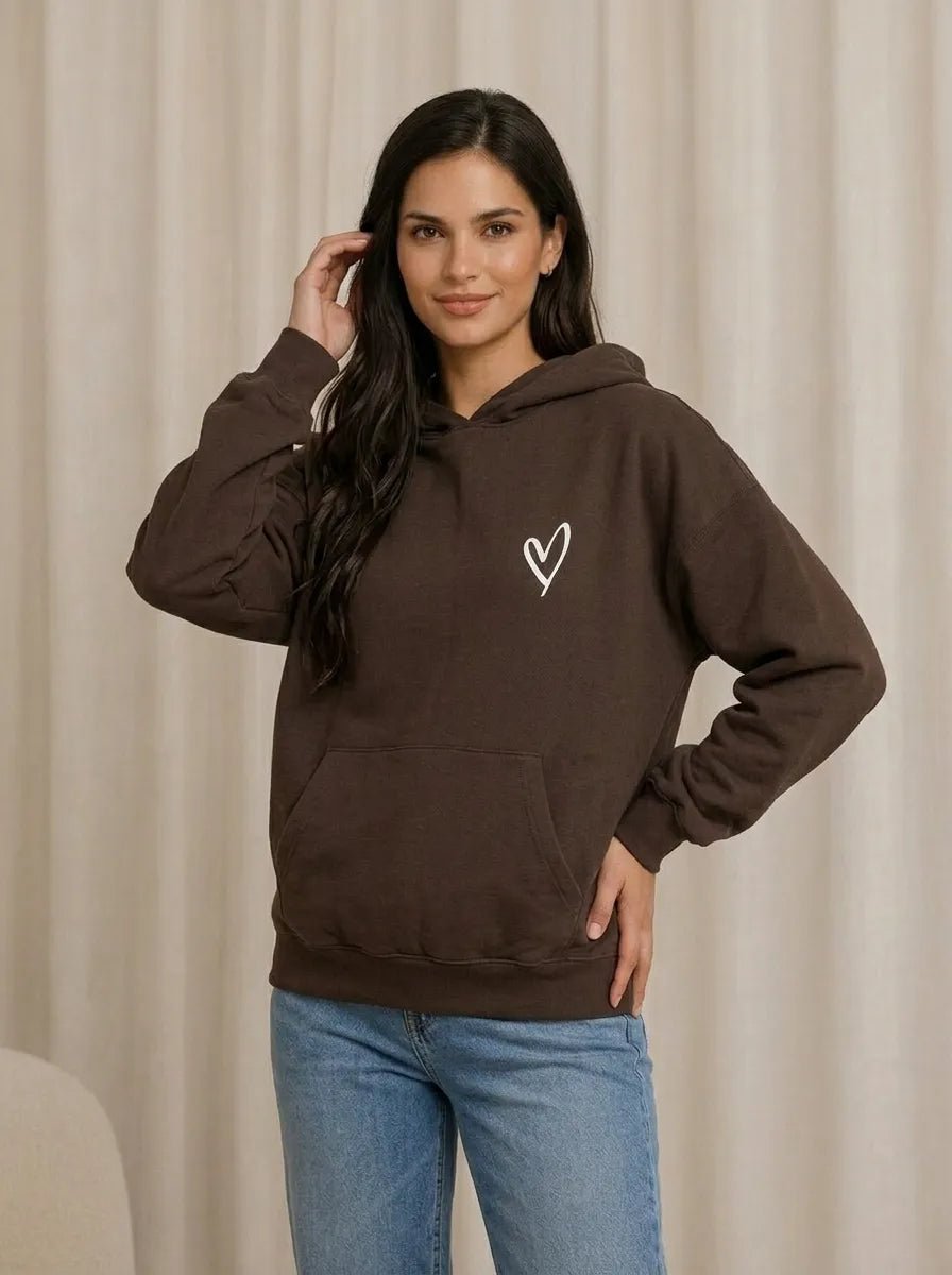 Casaco Feminino Moletom Coração com Capuz e Bolso – Casaco Feminino Moletom Coração com Capuz e Bolso | Use Virela