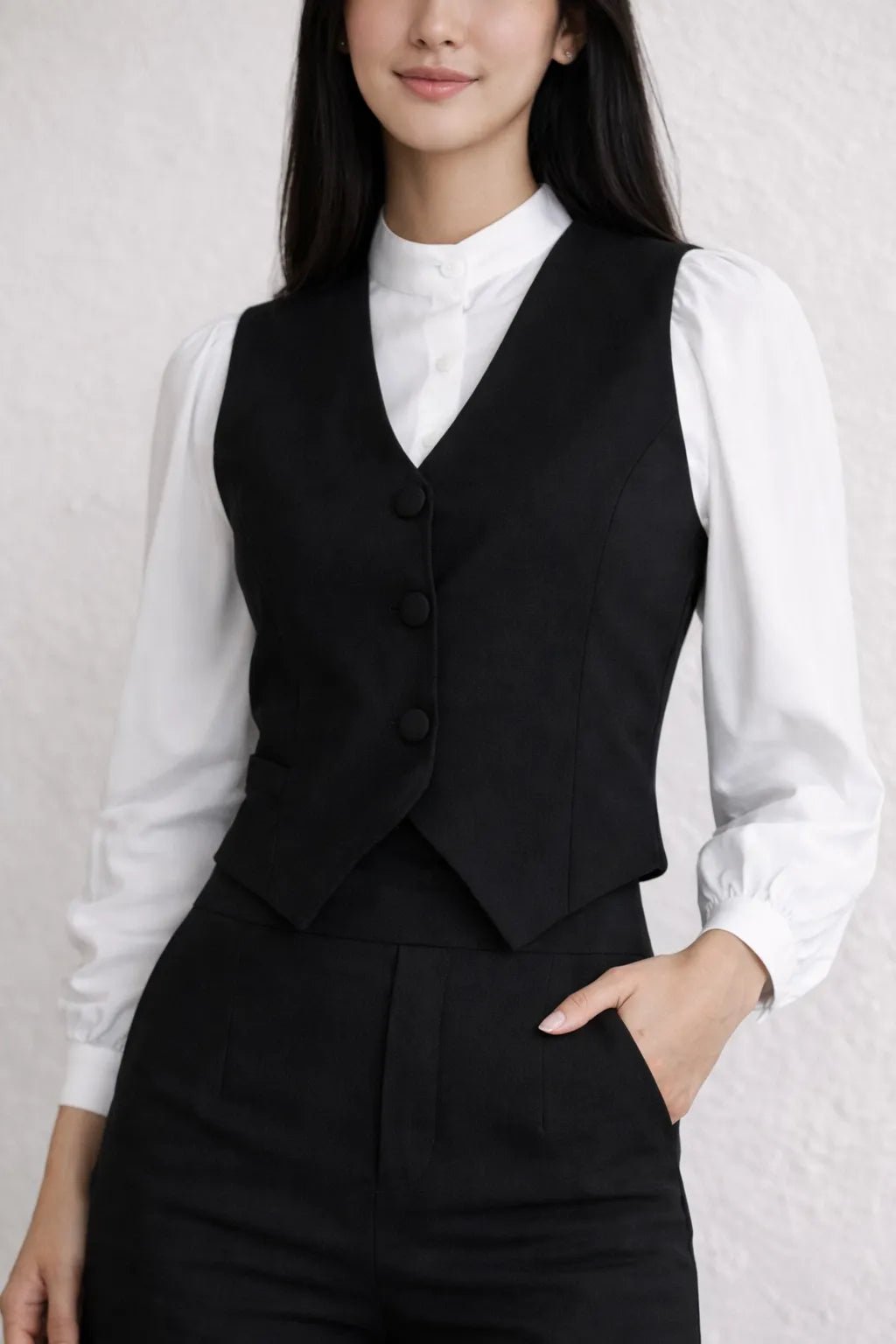 Conjunto Alfaiataria com Colete e Short Elegante – Conjunto / Short e Blusa | Use Virela