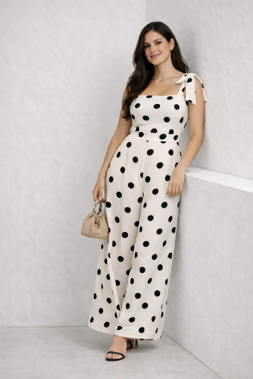 Macacão Poá Elegante Feminino – Macacão | Use Virela