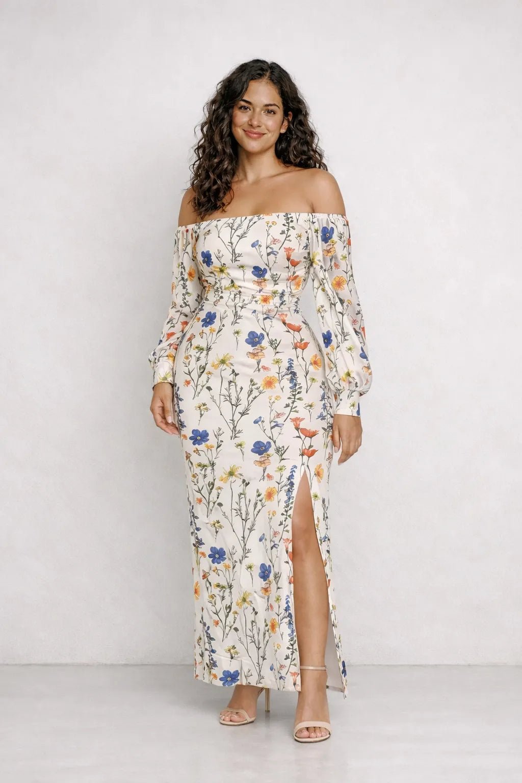 Vestido Ciganinha Floral Elegante – Vestidos | Use Virela