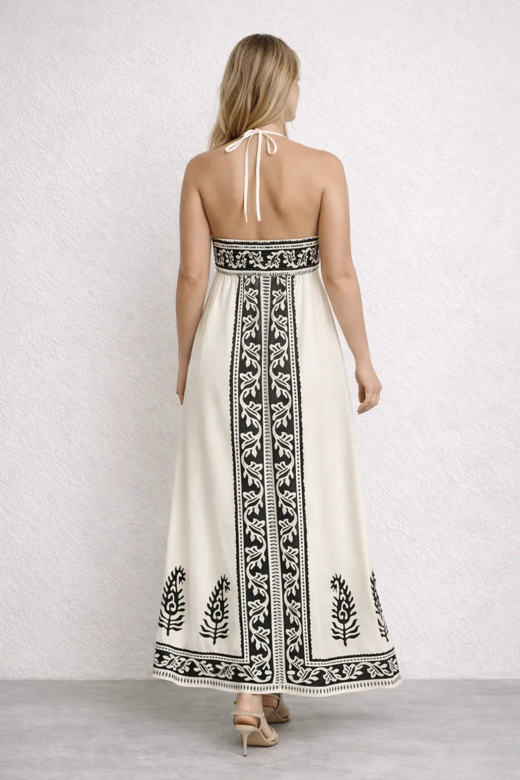 Vestido Longo Tropical Elegante – Vestidos | Use Virela