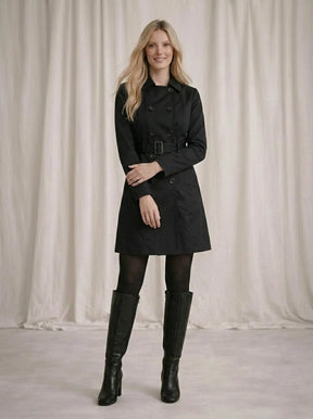 Casaco Sobretudo Feminino Moletom Elegante com Cinto e Botões – Casaco Sobretudo Feminino Moletom Elegante com Cinto e Botões | Use Virela