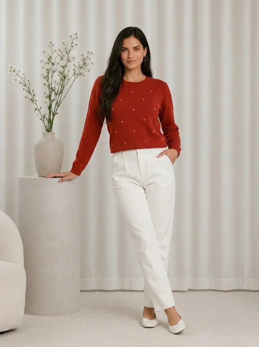 Casaco Feminino Lanzinha com Pérolas Elegante – Casaco Feminino Lanzinha com Pérolas Elegante | Use Virela