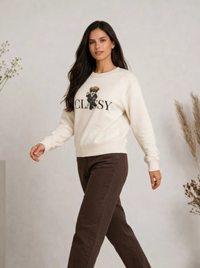 Casaco Feminino Moletom Classy urso Delicado – Casaco Feminino Moletom Classy urso Delicado | Use Virela
