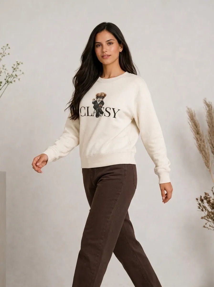 Casaco Feminino Moletom Classy urso Delicado – Casaco Feminino Moletom Classy urso Delicado | Use Virela