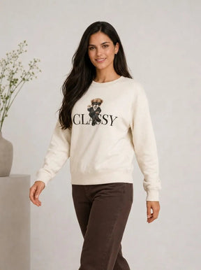 Casaco Feminino Moletom Classy urso Delicado – Casaco Feminino Moletom Classy urso Delicado | Use Virela