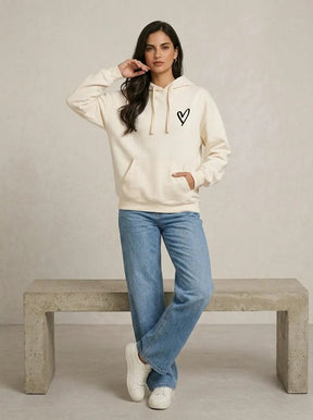 Casaco Feminino Moletom Coração com Capuz e Bolso – Casaco Feminino Moletom Coração com Capuz e Bolso | Use Virela