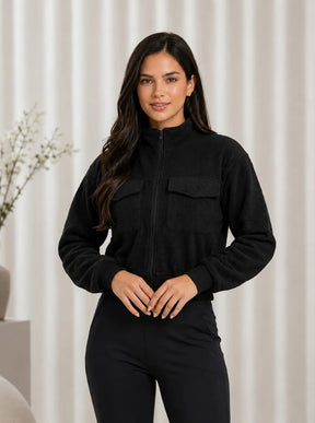 Casaco Feminino Elegante Belina – Casaco Feminino Manga Longa com Fecho Elegante | Use Virela
