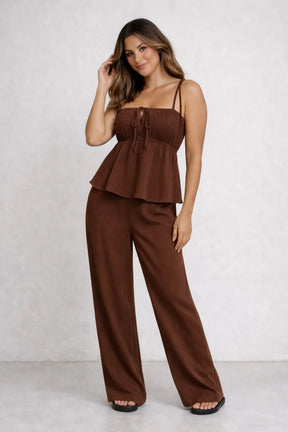 Conjunto Blusa Bata e calça Pantalona em Algodão – Conjunto / Calça e Blusa | Use Virela