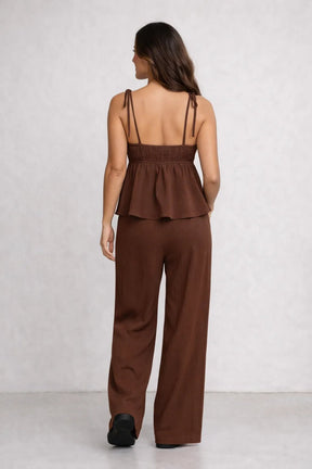 Conjunto Blusa Bata e calça Pantalona em Algodão – Conjunto / Calça e Blusa | Use Virela