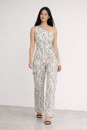 Macacão Pantalona Acimetrico Elegante Feminino – Macacão | Use Virela