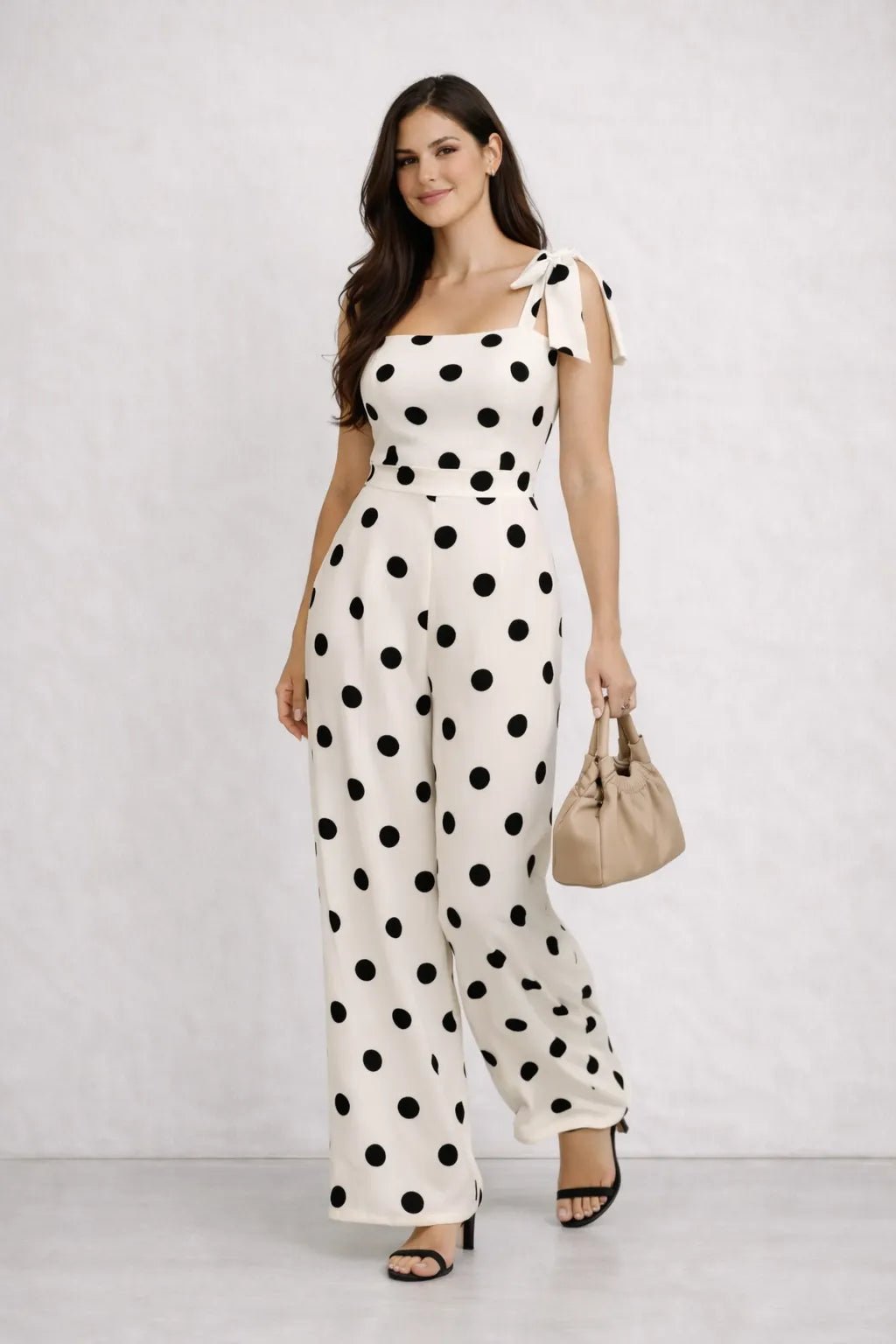 Macacão Poá Elegante Feminino – Macacão | Use Virela