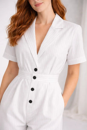 Macaquinho feminino Decote em V e Manga Morcego Elegante – Macaquinho | Use Virela