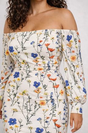 Vestido Ciganinha Floral Elegante – Vestidos | Use Virela