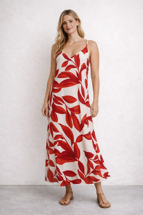 Vestido Longo Geométrico Elegante – Vestidos / Vestido Longo | Use Virela