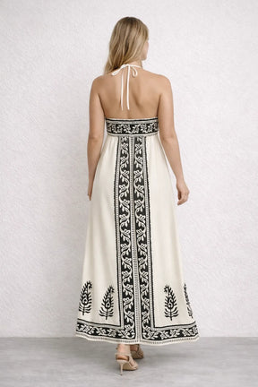 Vestido Longo Tropical Elegante – Vestidos | Use Virela