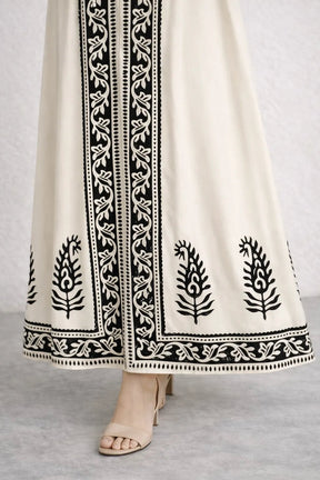 Vestido Longo Tropical Elegante – Vestidos | Use Virela